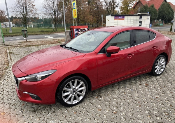 Mazda 3 cena 68900 przebieg: 91062, rok produkcji 2017 z Poznań małe 172